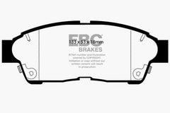 وسادات الفرامل الأمامية من Redstuff لسيارة Toyota Camry 2.2 موديل EBC 92-01