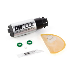 مضخة وقود مدمجة DW300C بقوة 340 لتر/ساعة من DeatschWerks مع مجموعة إعداد WRX 08-14/ STI 08-15 (مع مشابك التثبيت)