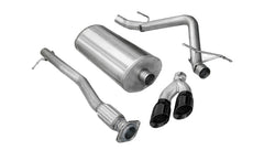 كورسا 11-13 GMC Sierra Ext. Cab/Std. Bed 1500 6.2L V8 Black Sport Cat-Back Exhaust