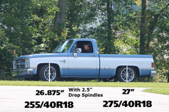زوج نوابض لولبية أمامية صغيرة الحجم من Ridetech طراز 73-87 Chevy C10 StreetGRIP
