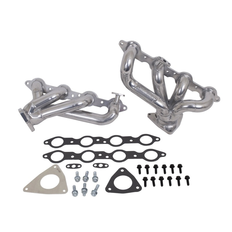 أنابيب عادم قصيرة الطول من BBK Camaro Firebird LS1 موديل 01-02 - سيراميك فضي مقاس 1-3/4