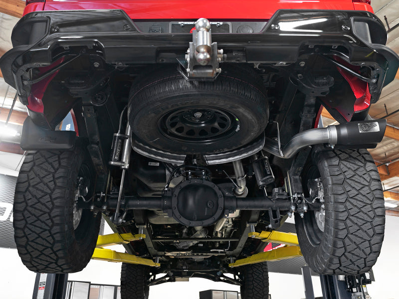 نظام عادم CatBack من سلسلة Apollo GT Series 2019 GM Silverado/Sierra 1500 سعة 4.3 لتر/5.3 لتر 409 SS مع طرف أسود