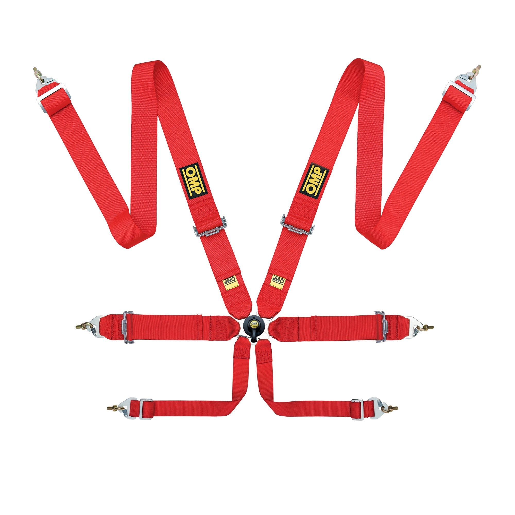 OMP First 3" 6 Point Harness - FIA Approved