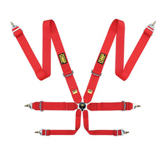 OMP First 3" 6 Point Harness - FIA Approved