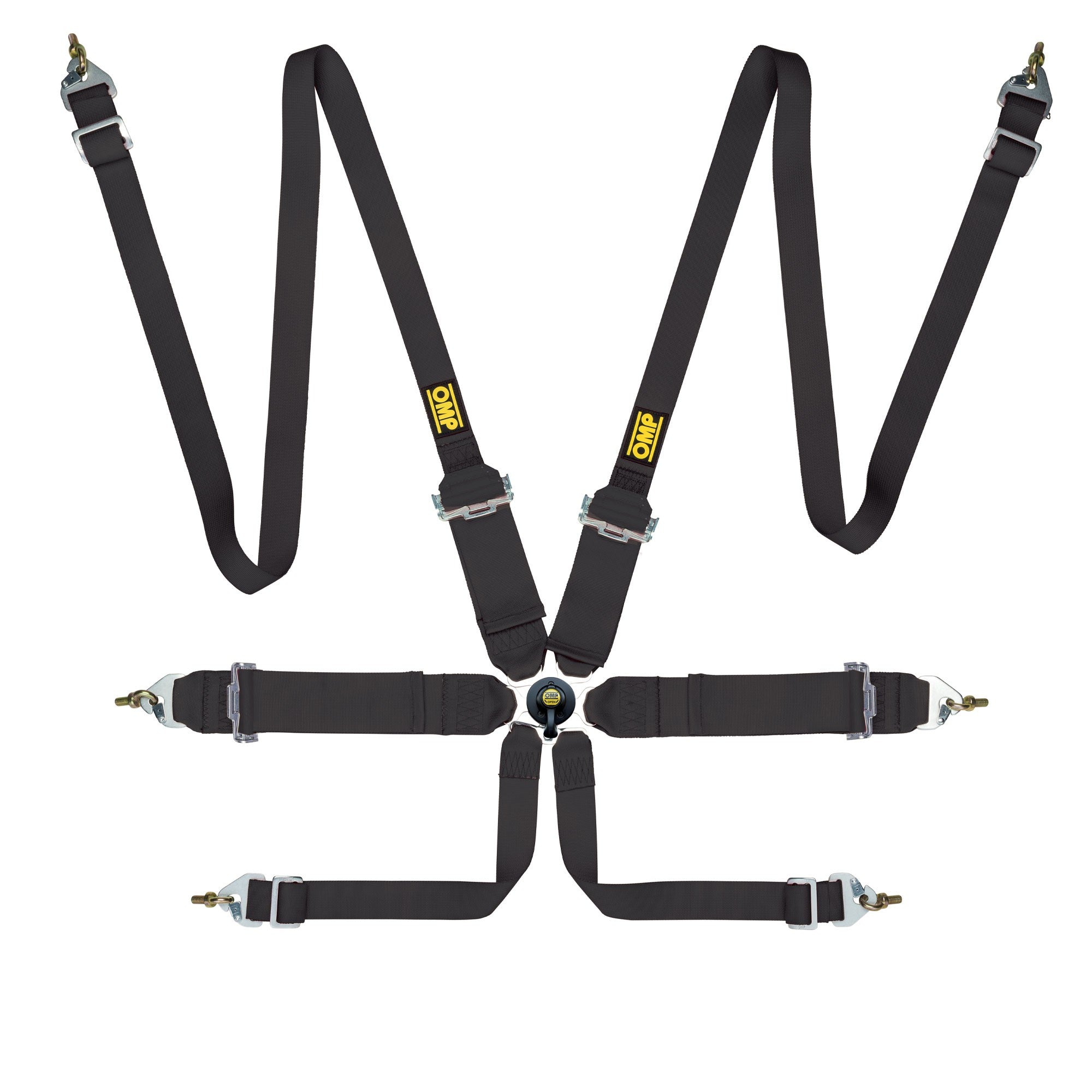 OMP First 3+2" 6 Point Harness - FIA Approved