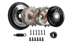 قابض DKM 01-06 Mini Cooper/S R53 184 مم سيراميكي مزدوج القرص قابض MR مع دولاب الموازنة (عزم دوران 750 قدمًا/رطلًا)
