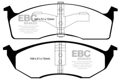 وسادات الفرامل الأمامية من Yellowstuff لسيارة Chrysler Concorde 3.3 موديلات 1995-1997 من EBC