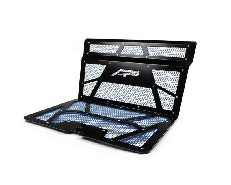 غطاء محرك مفتوح من Agency Power 14-18 Polaris RZR XP 1000 / XP Turbo - أسود لامع / أزرق شبكي