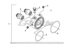 GReddy Universal Oil Filter Block Adapter