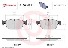 Brembo 18-21 Volvo XC60/Volvo XC90/XC40/S60/S90/V60 Cross Country Front Low-Met Brake Pad