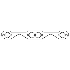 Cometic Chevy Gen-I Small Block V8 .043in Copper Exhaust Manifold Gasket Set - 1.500in Round Port