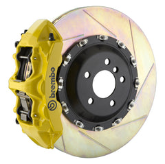 إطارات Brembo 10-19 Ghost Front GT BBK 6 Piston Cast 411x34 2pc Rotor Sloted Type 1-أصفر