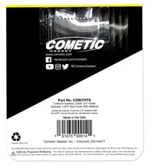 طقم حشوات تجميع رأس الأسطوانة HTS مقاس 3.0 بوصة من Cometic - منفذ DIA مقاس 0.060 بوصة/دائرة برغي مقاس 3.875 بوصة