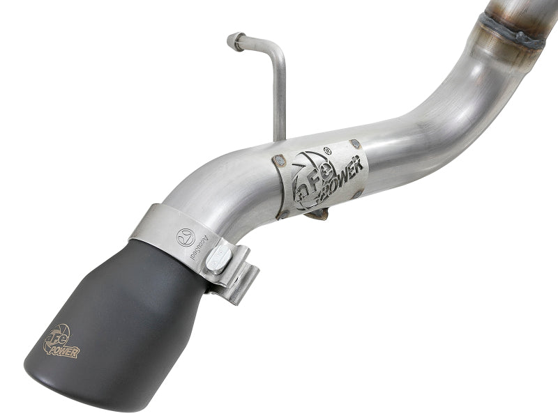 نظام عادم aFe MACH Force-Xp Axle-Back Hi-Tuck بطرف أسود لسيارة Jeep Wrangler (JL) V6 سعة 3.6 لتر موديلات 18-19