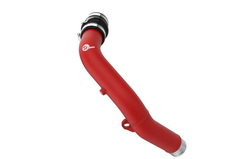 أنبوب شحن ساخن من الألومنيوم مقاس 2-1/2 بوصة من aFe BladeRunner باللون الأحمر لسيارة Subaru WRX H4-2.4L (t) موديلات 22-23