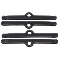 طقم تثبيت Edelbrock Vc Hold Down Tab SBC 5In Long Steel Black مجموعة من 4 قطع