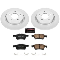 Power Stop 04-13 Mazda 3 Rear Z17 Evolution Geomet Coated Brake Kit