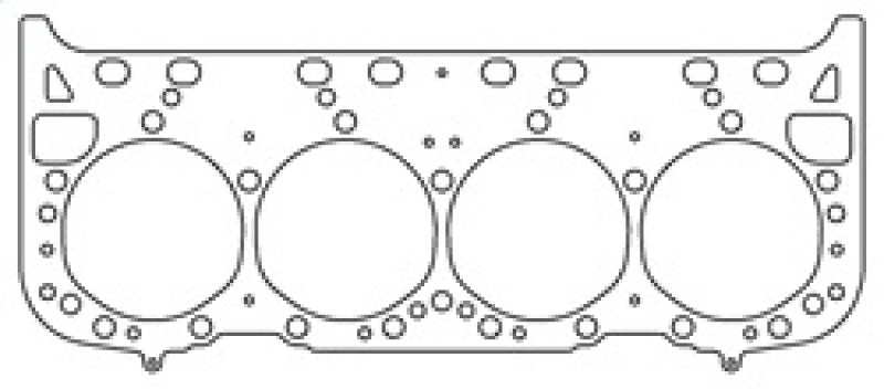 كوميتيك 92-96 GM LT1 Small Block قطر 4.100 بوصة وحشوة رأس MLS-5 مقاس 0.075 بوصة (مع جيوب الصمام)