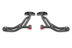 BMR 10-14 Ford Mustang Non-Adj. Lower A-Arms Delrin/Rod w/ 19mm Tall Ball Joint - Black Hammertone