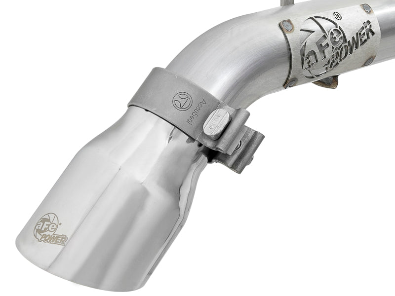 نظام عادم aFe MACH Force-Xp Axle-Back مع طرف مصقول لسيارة Jeep Wrangler L4-2.0T / V6-3.6L موديلات 18-20