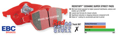 وسادات الفرامل السيراميكية Redstuff من EBC