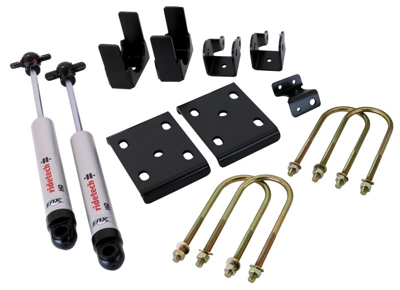 نظام Ridetech StreetGRIP 88-98 Chevy C1500 2WD مع محاور إسقاط HD
