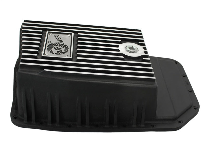 وعاء ناقل الحركة aFe Power باللون الأسود الميكانيكي لشاحنات Ford 6R80 F-150 موديل 09-14