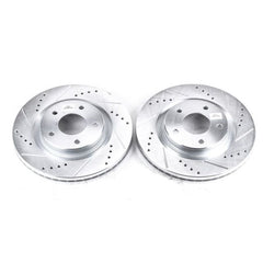 Power Stop 11-17 Nissan Juke Front Evolution Drilled & Slotted Rotors - Pair