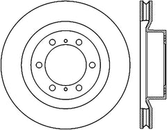 StopTech 10-17 Lexus GX Slotted & Drilled Cryo Front Left Rotor