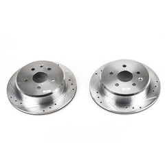 Power Stop 92-98 Lexus SC300 Rear Evolution Drilled & Slotted Rotors - Pair