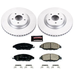 Power Stop 2013 Infiniti JX35 Front Z17 Evolution Geomet Coated Brake Kit