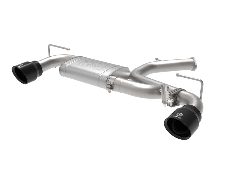 aFe 21-22 Hyundai Veloster N L4-2.0L Takeda 3in 304 SS نظام عادم خلفي للمحور مع طرف أسود