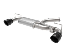 aFe 21-22 Hyundai Veloster N L4-2.0L Takeda 3in 304 SS نظام عادم خلفي للمحور مع طرف أسود