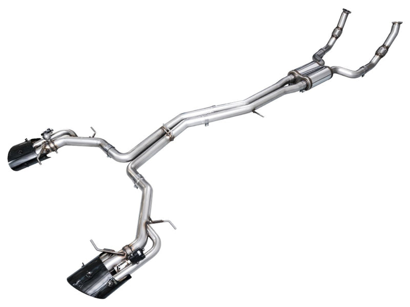 AWE Tuning 21-23 Audi C8 RS6/RS7 SwitchPath Cat-back Exhaust Tips - Diamond Black