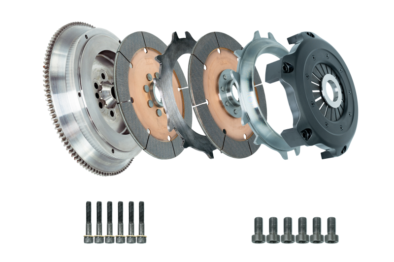 مجموعة قابض DKM 99-03 Audi A3 S3 Quattro MS العضوية ذات القرص المزدوج مع دولاب الموازنة (عزم دوران 660 قدمًا/رطلًا)