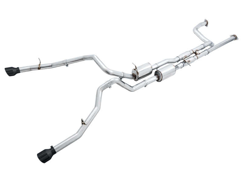 تعديل AWE 2021 RAM 1500 TRX 0FG Cat-Back Exhaust Tips - Diamond Black