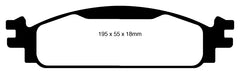 EBC 08-10 Ford Flex 3.5 Yellowstuff Front Brake Pads