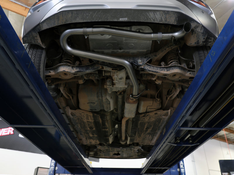 عادم خلفي للمحور من نوع aFe Takeda مقاس 2-1/2 بوصة مصنوع من مادة 304 SS (بدون كاتم صوت) لسيارة Hyundai Kona L4 سعة 1.6 لتر (t) موديل 18-21