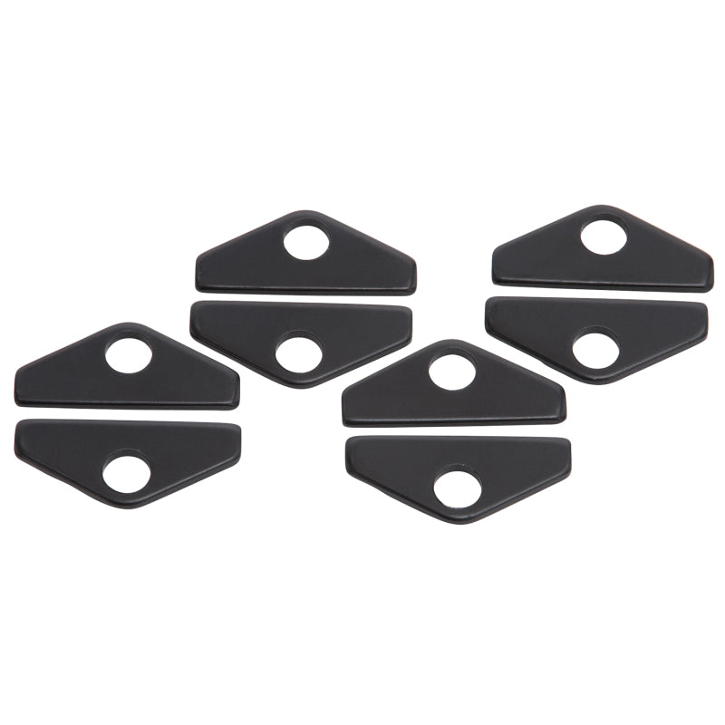 طقم تثبيت Edelbrock Vc Hold Down Tab من الفولاذ العالمي باللون الأسود، مجموعة من 8 قطع
