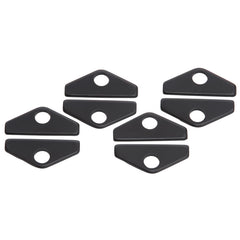 طقم تثبيت Edelbrock Vc Hold Down Tab من الفولاذ العالمي باللون الأسود، مجموعة من 8 قطع