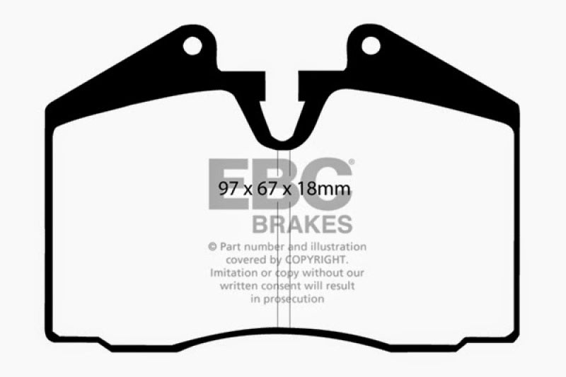 EBC 89-95 Ferrari 348 3.4 Bluestuff Front Brake Pads