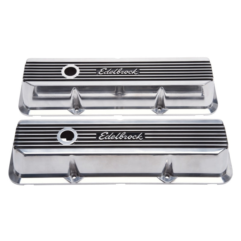 أغطية صمامات Edelbrock Elite II Ford FE 1958-76 مصقولة