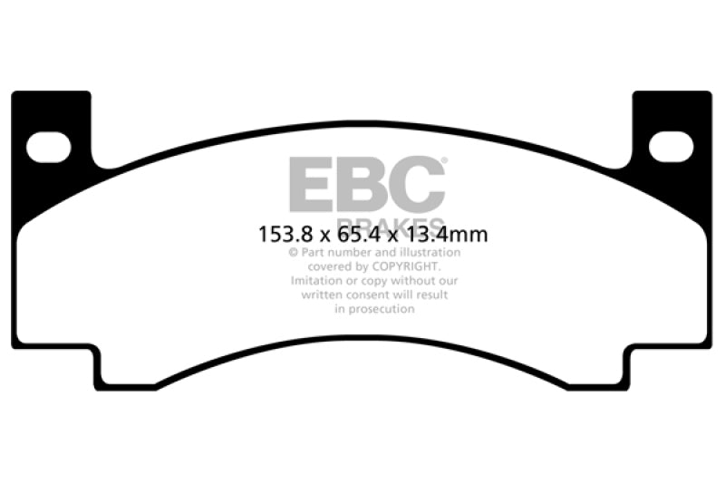 وسادات الفرامل الأمامية Greenstuff EBC 71-72 Amc Ambassador 4.2