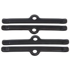طقم تثبيت Edelbrock Vc Hold Down Tab SBC 5In Long Steel Black مجموعة من 4 قطع