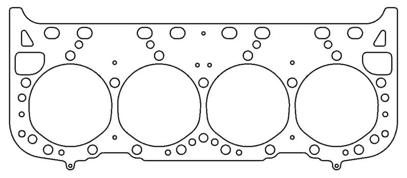 كوميتيك 92-96 GM LT1 Small Block قطر 4.040 بوصة وحشوة رأس MLS-5 مقاس 0.098 بوصة (مع جيوب الصمام)