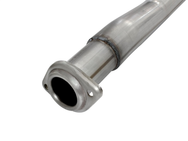 عوادم أطلس من aFe مقاس 4 بوصات من Cat-Back من الفولاذ المغطى بالألمنيوم لسيارة Ford F-150 V6 سعة 3.5 لتر (tt) موديل 2015 بطرف مصقول