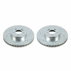Power Stop 16-20 Mercedes-Benz GLC300 Front Evolution Drilled & Slotted Rotors - Pair