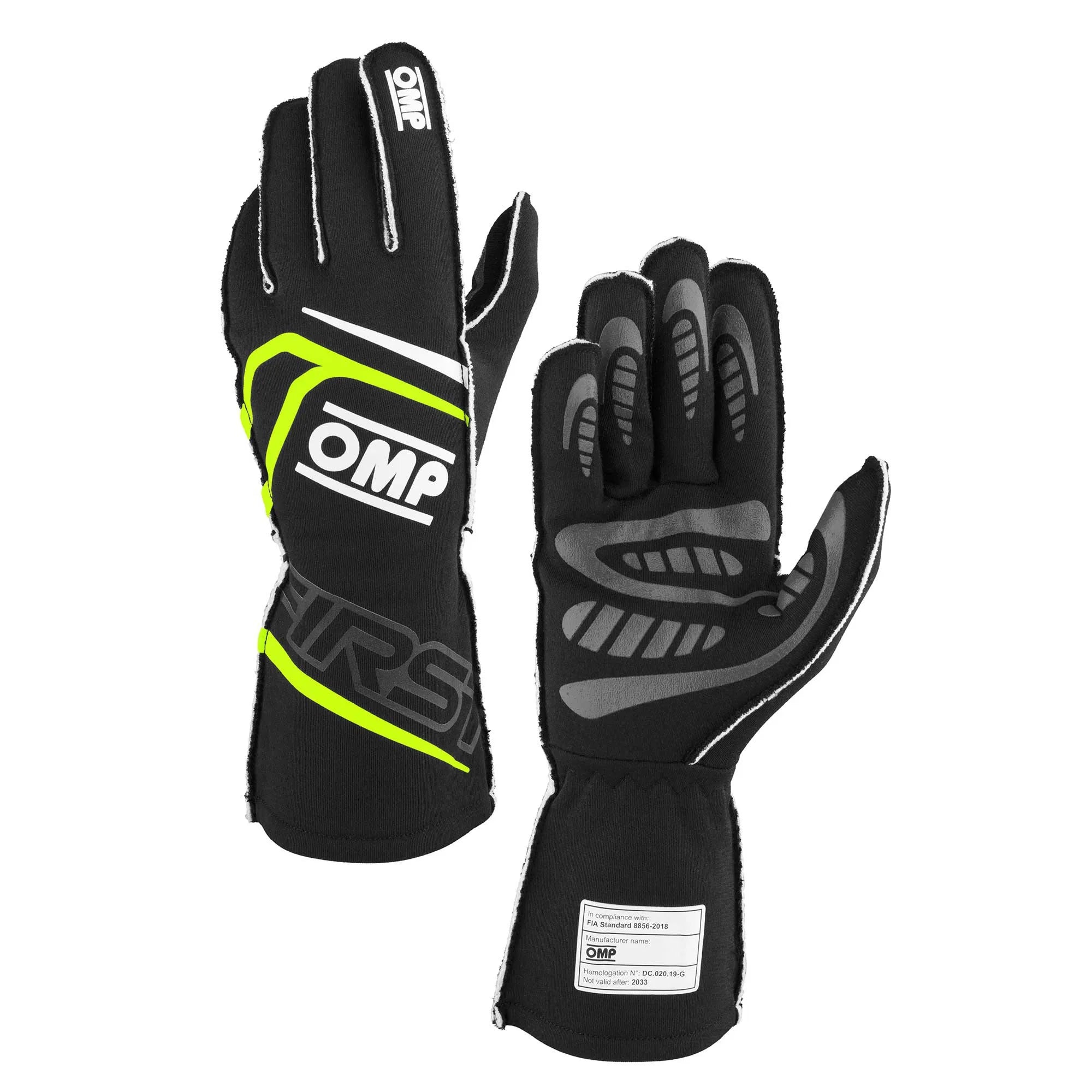 OMP First Racing Gloves - FIA Approved