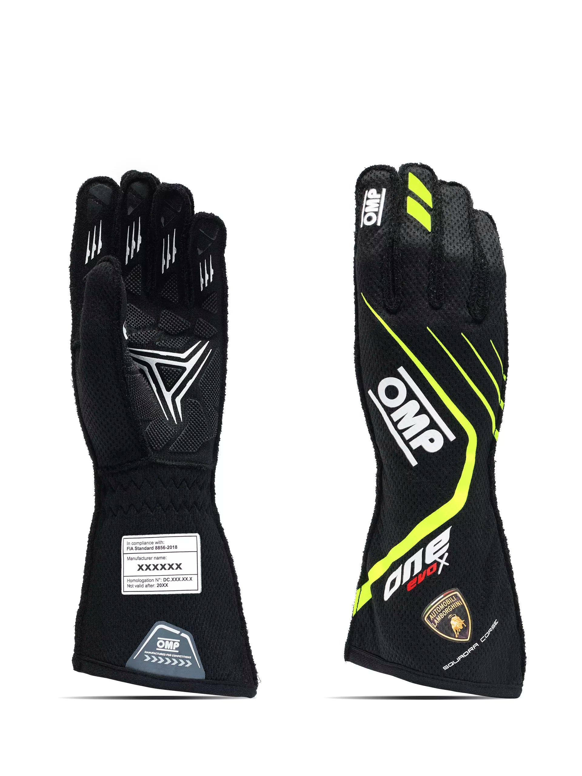 OMP AUTOMOBILI LAMBORGHINI One Evo X Racing Gloves - FIA Approved