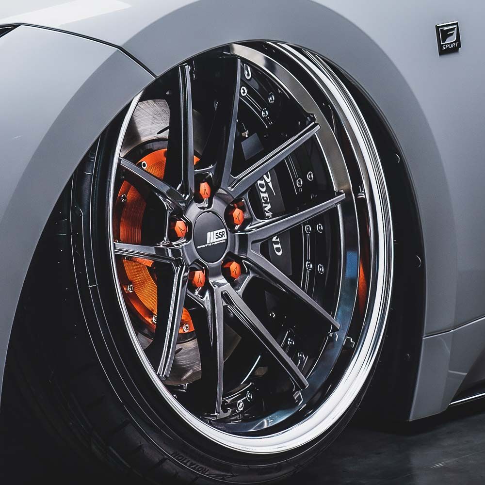 SSR Reiner Type-10R 18x10 +15mm Offset HP 5x100 Super black Coat Wheel (S/O - NO CANCEL)